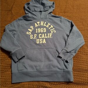GAP Kids Blue Hoodie with White Accents